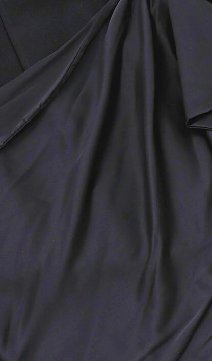 Ruched Mini In Black Prom Dress