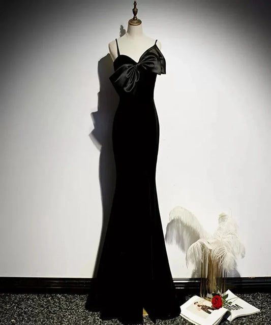 Simple Thin shoulder strap Mermaid Prom Dresses