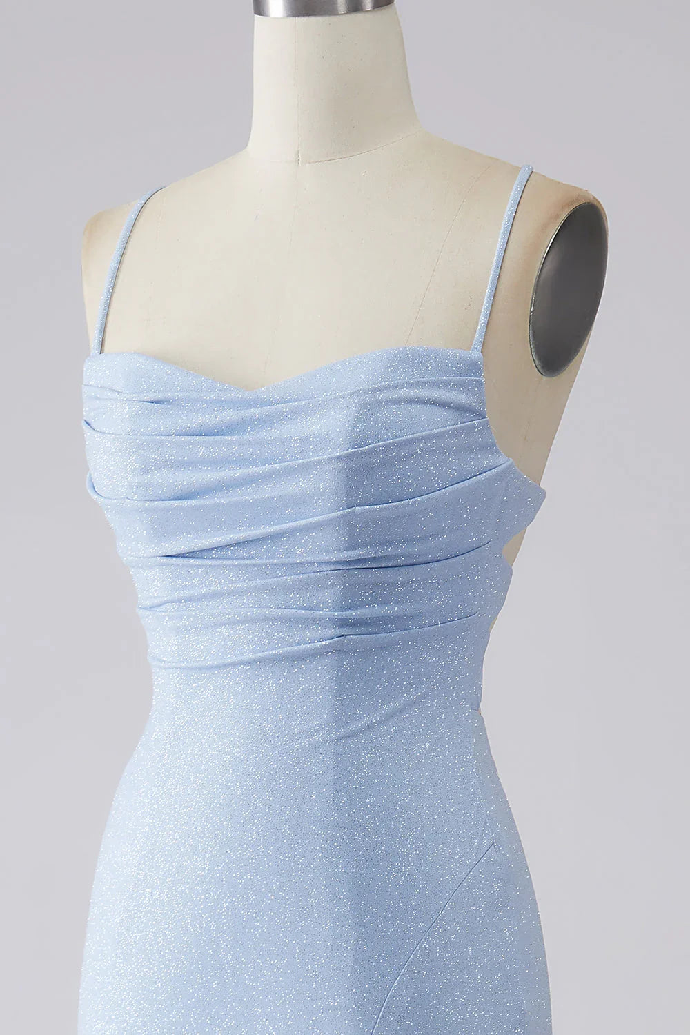 Sparkly Mermaid Prom Dress With Slit