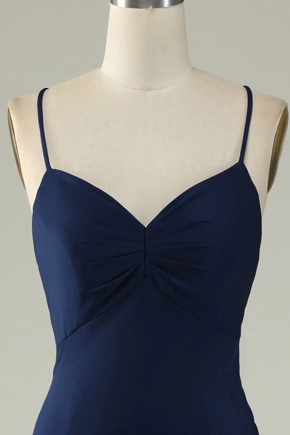 Mermaid Spaghetti Straps Prom Dress With Split Front