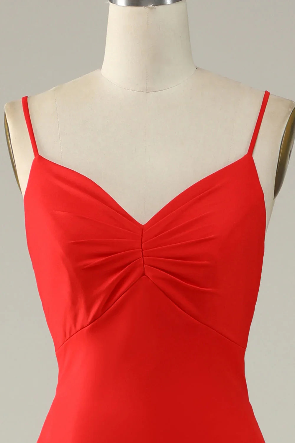 Mermaid Spaghetti Straps Prom Dress With Split Front