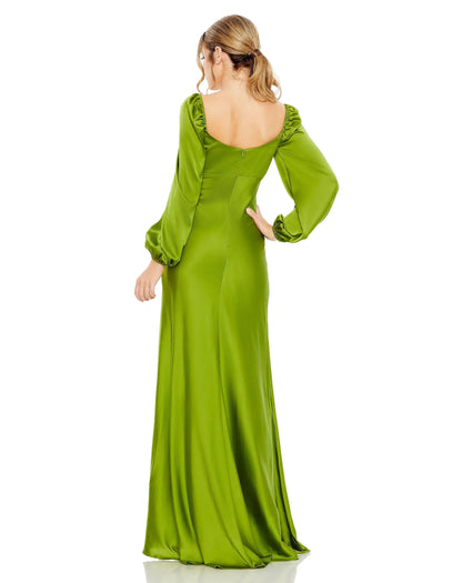 Dress A-line Sweetheart Simple Formal Prom Dress Elegant Long Sleeves Floor Length Open Back Evening Dress