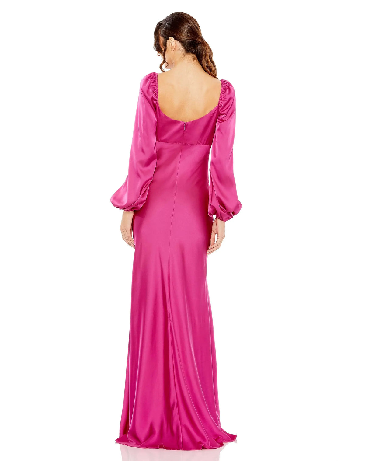 Dress A-line Sweetheart Simple Formal Prom Dress Elegant Long Sleeves Floor Length Open Back Evening Dress