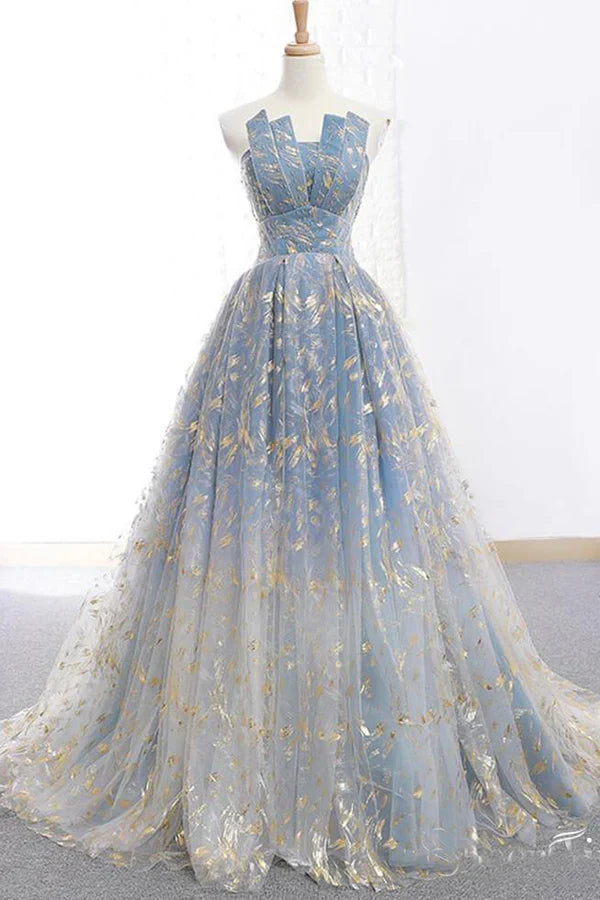 Dress A Line Sleeveless Puffy Gold Lace Quinceanera Dresses Unique Sweet 16 Prom Dresses