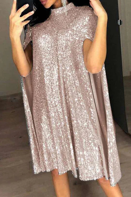 Dress Chic Sequin Party Cocktail Dress Sheath/Column Sparkle & Shine Homecoming Dress
