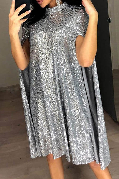 Dress Chic Sequin Party Cocktail Dress Sheath/Column Sparkle & Shine Homecoming Dress