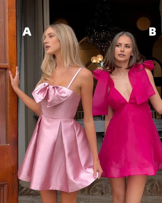 Dress Cute A-Line Pleated Short Celebrity Dress Mini Off-the-Shoulder Lace Up Homecoming Dress