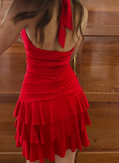Dress Cute A Line V Neck Burgundy Chiffon Short Homecoming Dress Birthday Dress Party Dress