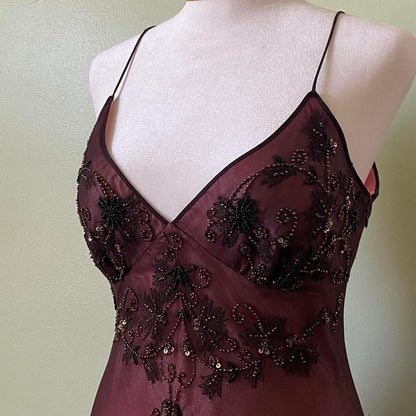 Dress Dark Red Classy Pretty Charming Elegant Exquisite Beaded Long Ball Gown Evening Gown Party Dress Prom Dress