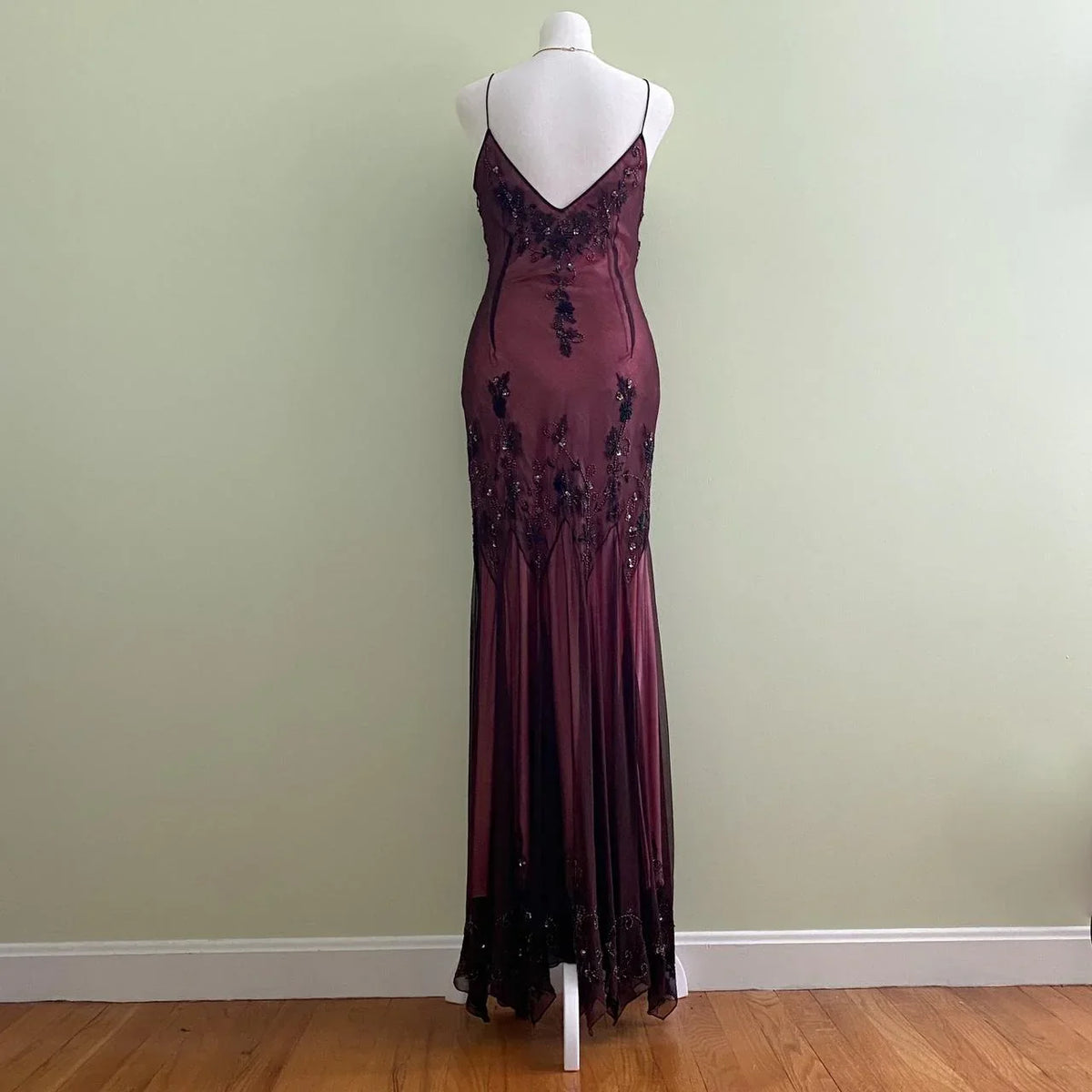 Dress Dark Red Classy Pretty Charming Elegant Exquisite Beaded Long Ball Gown Evening Gown Party Dress Prom Dress