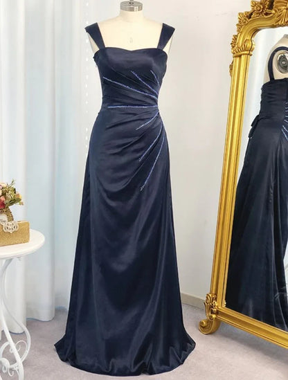 Dress Formal Women's Dresses A Line Satin Long Vintage Formal Party Dress Prom Dress In Store