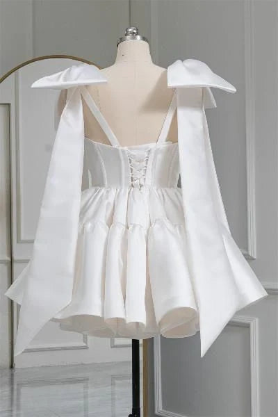 Dress Formal Women's Dresses Sweet A Line Short Homecoming Dress White Party Gown Prom Dress In Store