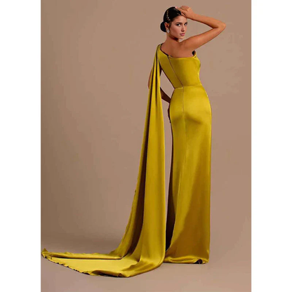 Dress Formal Women's Dresses Unique One Shoulder High Split Long Formal Party Dress Prom Dresses Prom Dresses Shops