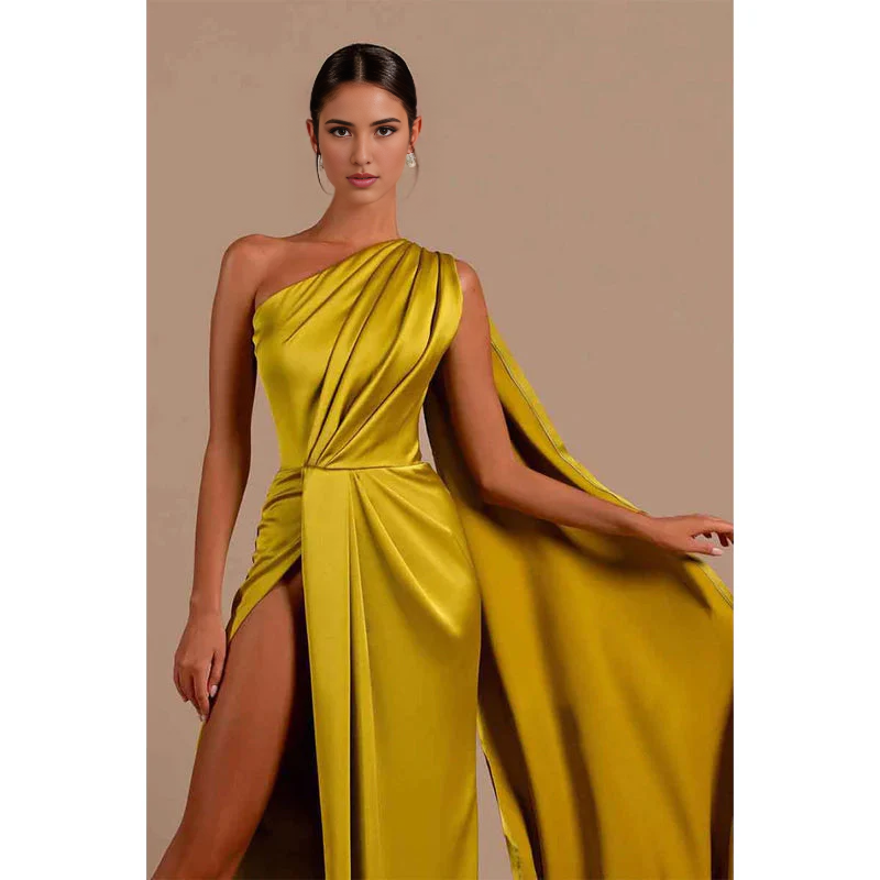 Dress Formal Women's Dresses Unique One Shoulder High Split Long Formal Party Dress Prom Dresses Prom Dresses Shops