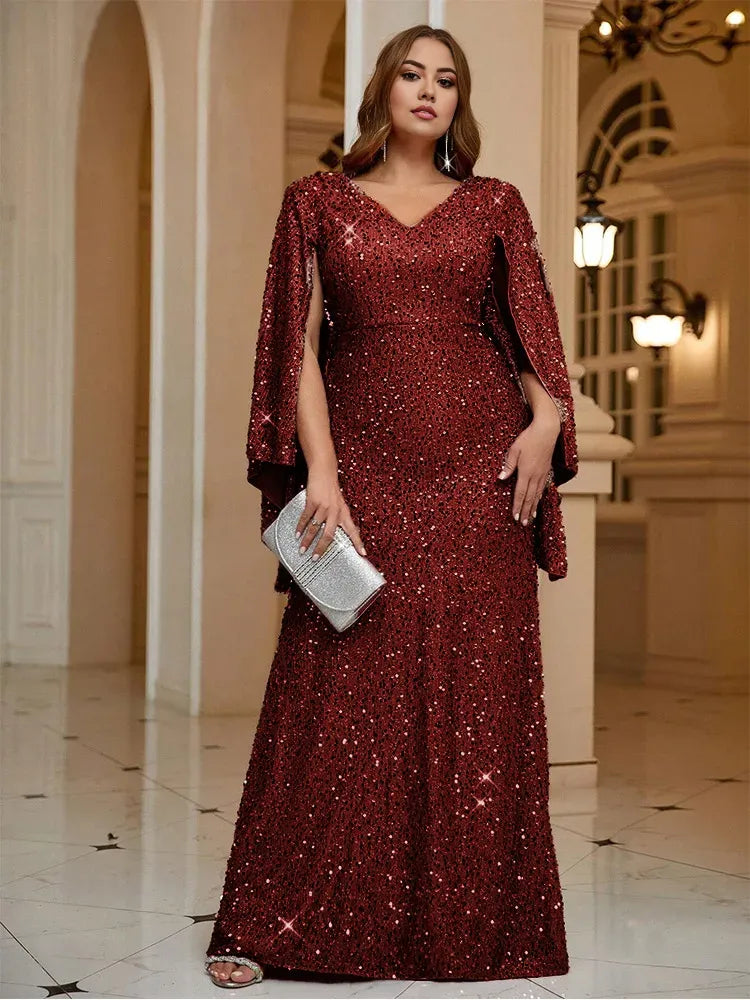 Dress Plus Size Pink Shawl Shining Gorgeous Ballroom Evening Dress Wedding Evening Dress Women Prom Dress