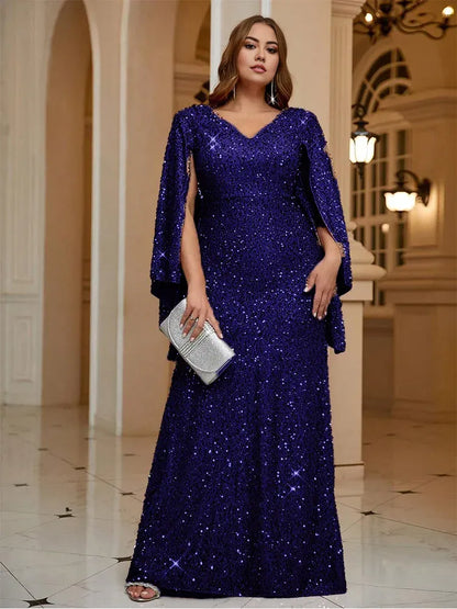 Dress Plus Size Pink Shawl Shining Gorgeous Ballroom Evening Dress Wedding Evening Dress Women Prom Dress