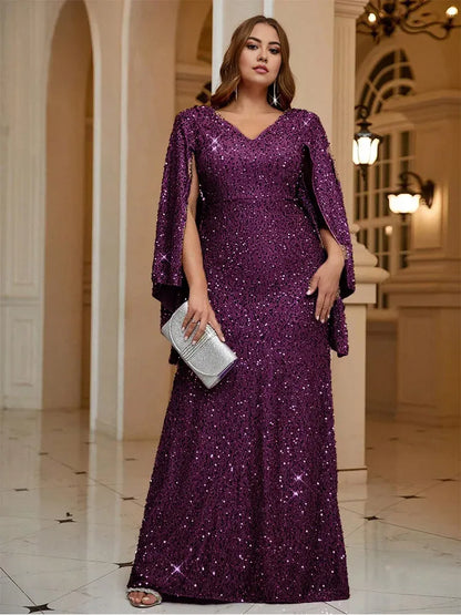 Dress Plus Size Pink Shawl Shining Gorgeous Ballroom Evening Dress Wedding Evening Dress Women Prom Dress