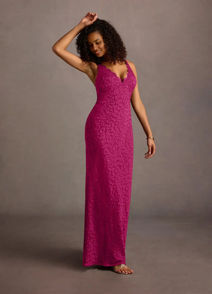 Dress Regular Straps Deep V Neck Elegant Lace Appliques Maxi Dress Sleeveless Mermaid Backless Prom Dress