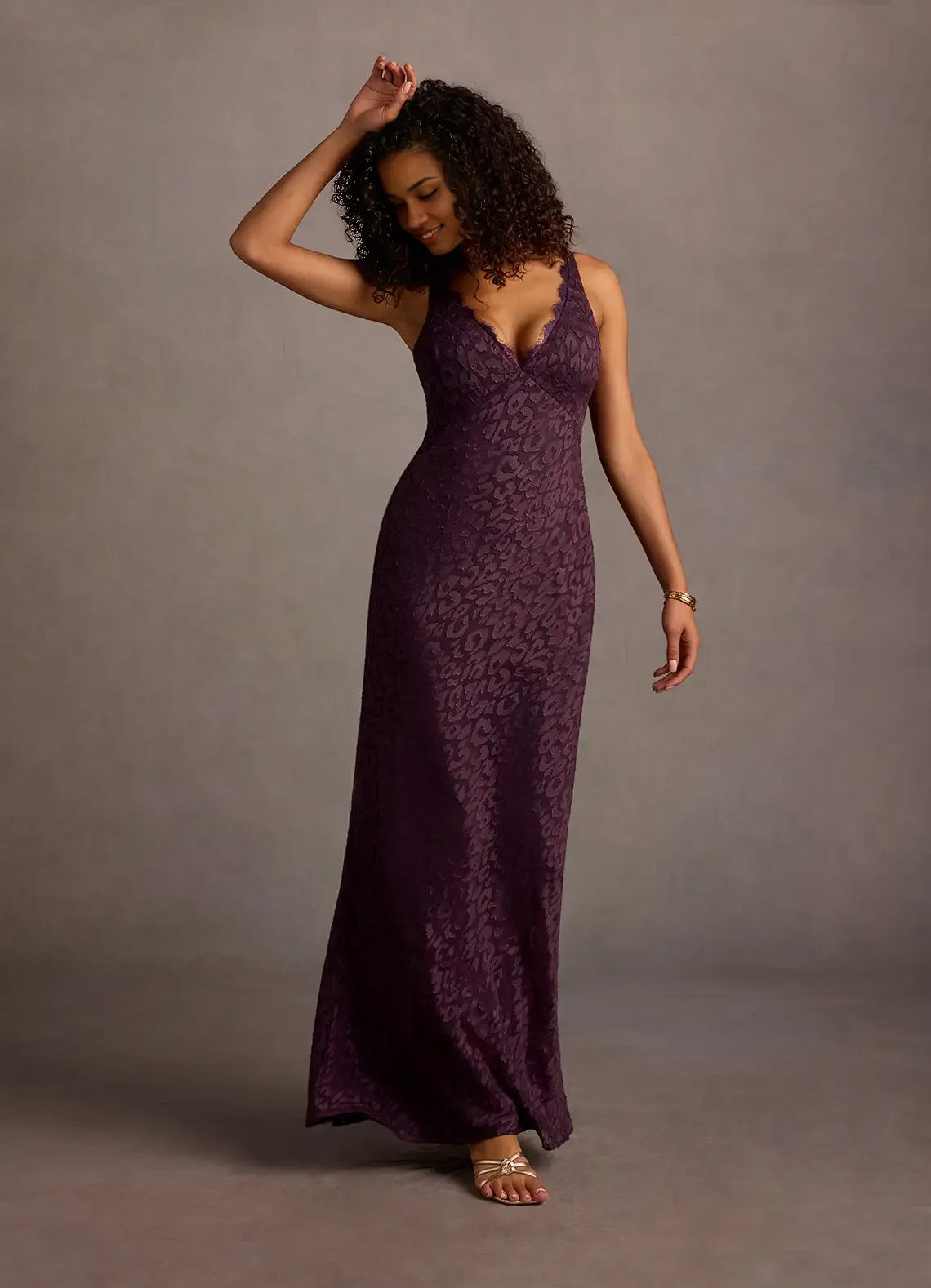 Dress Regular Straps Deep V Neck Elegant Lace Appliques Maxi Dress Sleeveless Mermaid Backless Prom Dress