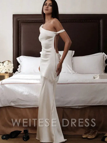 Dress Satin Sexy Backless Bandage Maxi Dress For Women Apricot Sleeveless Evening Dress Autumn Slim Elegant Party Prom Dress