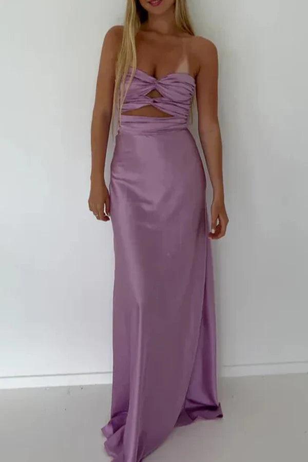 Dress Sheath Strapless Tiffany Blue Long Prom Dress