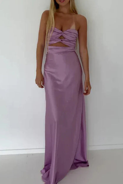 Dress Sheath Strapless Tiffany Blue Long Prom Dress