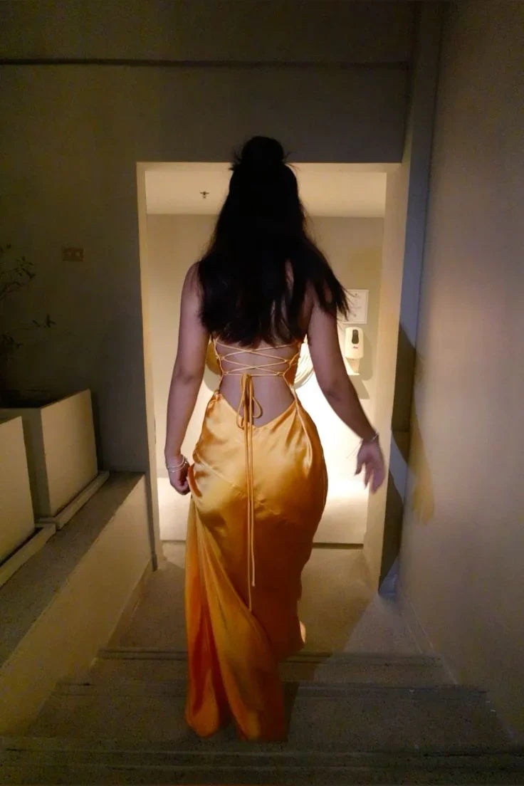 Dress Spaghetti Straps Long Prom Dress Sexy With Side Slit Formal Wear Dresses
