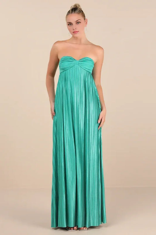 Dress Vintage Black Satin Sweetheart Strapless Maxi Dress Evening Dress A-Line Sleeveless Prom Dress