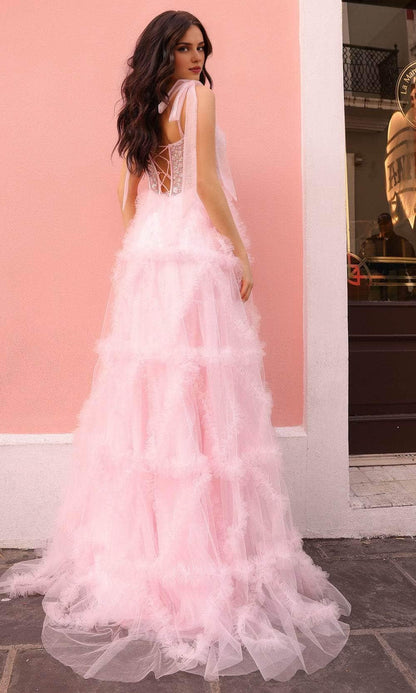 Formal Women's Dresses Sweetheart Ruffled A-Line Prom Dress Floor Length Lace Up Prom Dress Prom Dresses Stores