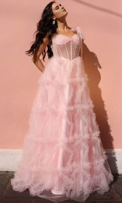 Formal Women's Dresses Sweetheart Ruffled A-Line Prom Dress Floor Length Lace Up Prom Dress Prom Dresses Stores