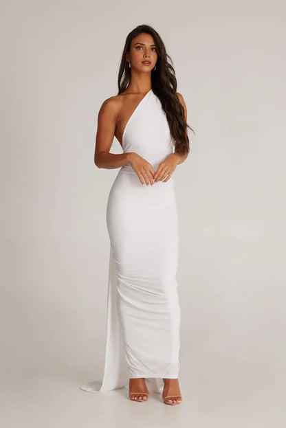 Women Sexy Backless Dress Bodycon Sleeveless Open Back Maxi Dress Going Out Elegant Party Tail Long Dress Women's Formal Dresses Wedding Guest Dress Prom Dresses Stores