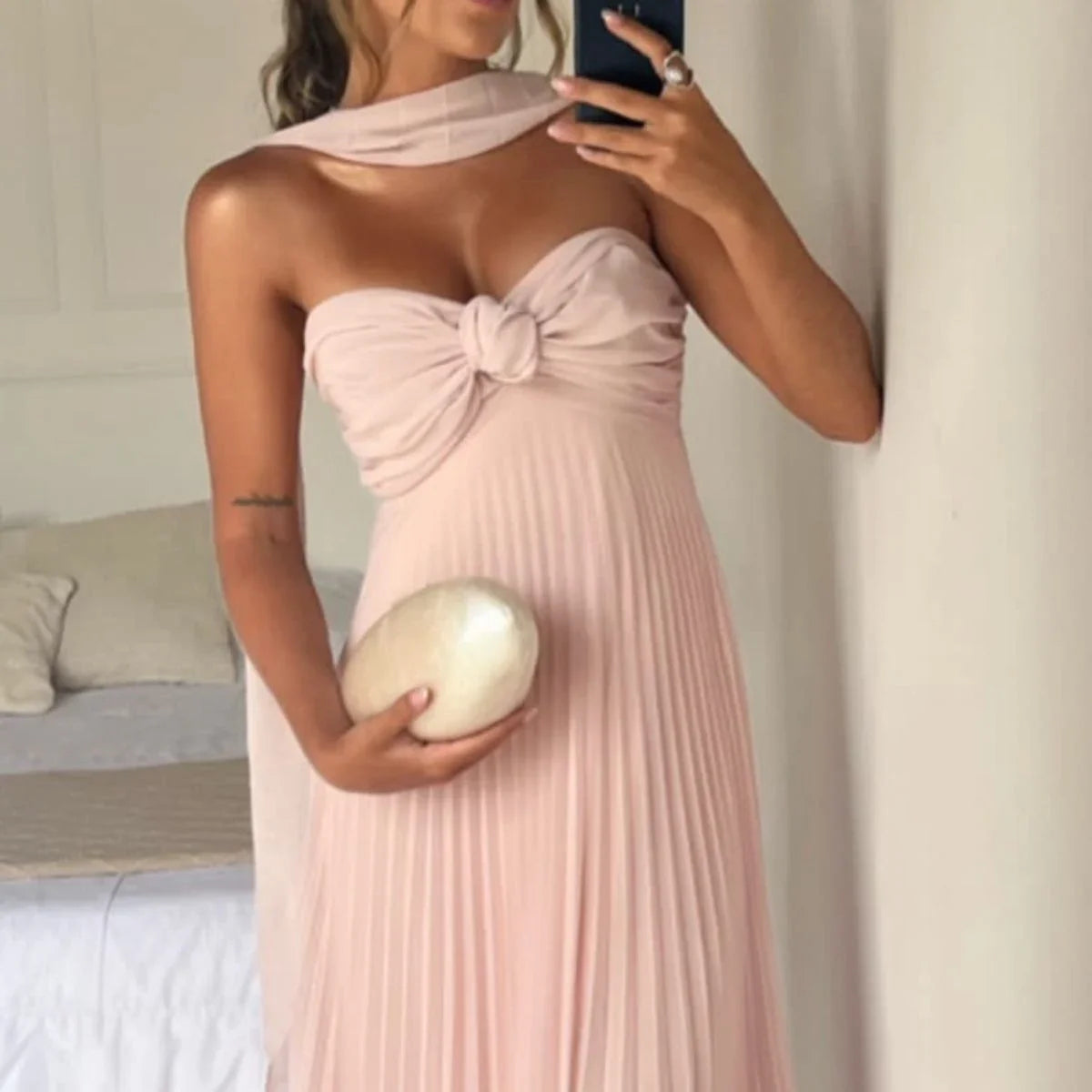 Dress Simple Sweetheart Sleeveless A-line Satin Long Evening Prom Dresses