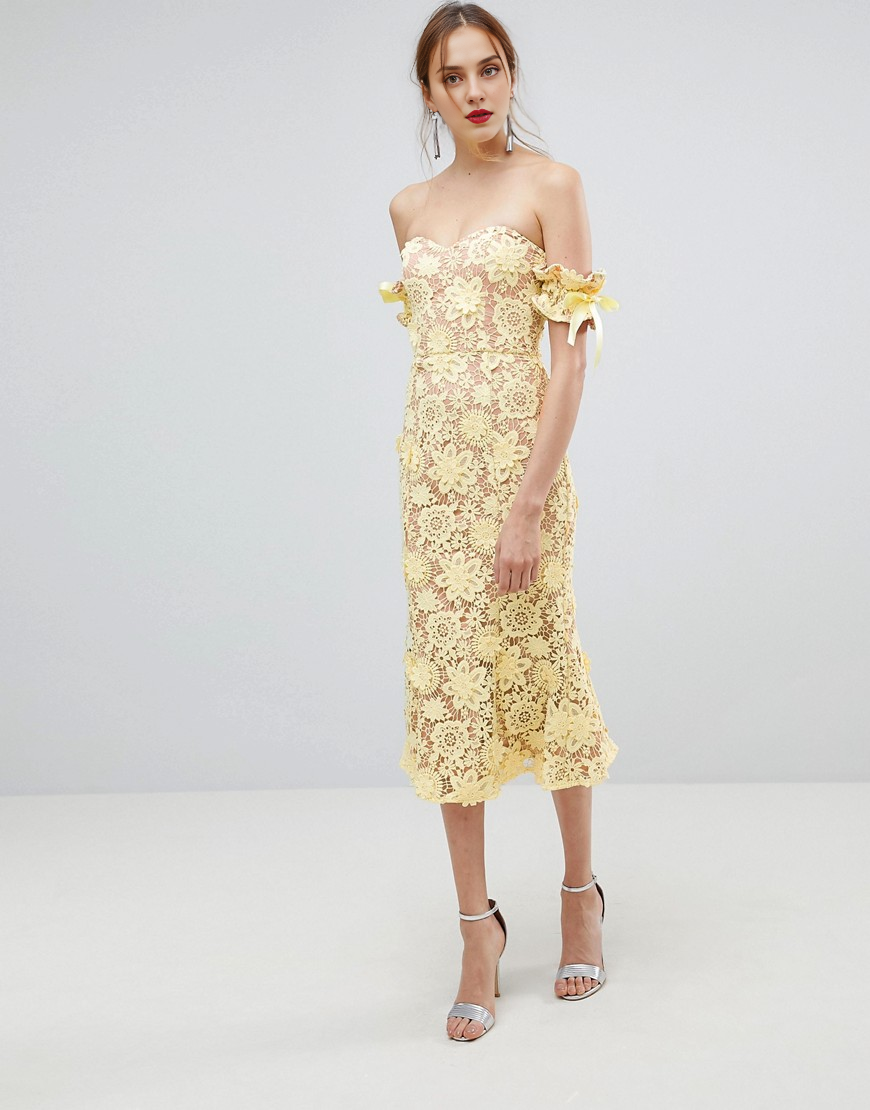 Formal Wear Dresses Light Yellow Sweetheart Off Shoulder Lace Cocktail Dress Formal Party Dress Prom Dresses Shops Formal Women's Dresses
