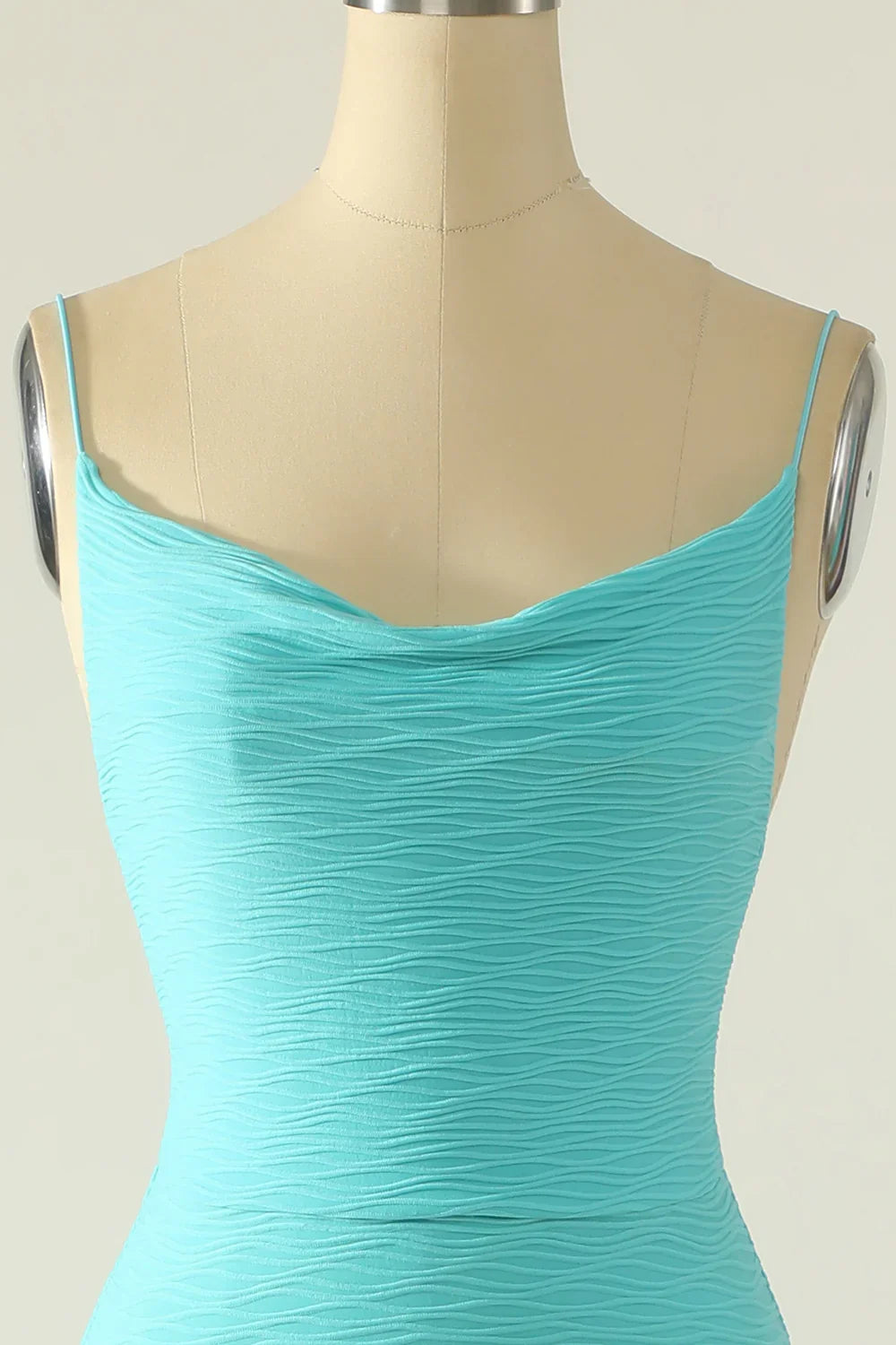 Spaghetti Straps Mermaid Long Prom Dress