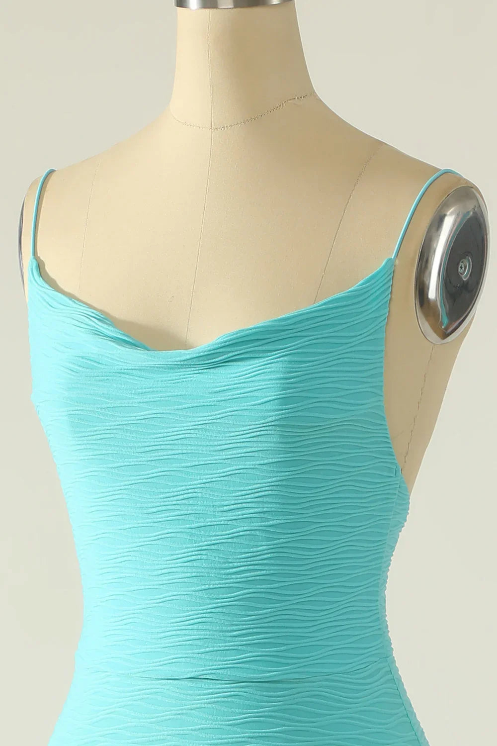 Spaghetti Straps Mermaid Long Prom Dress